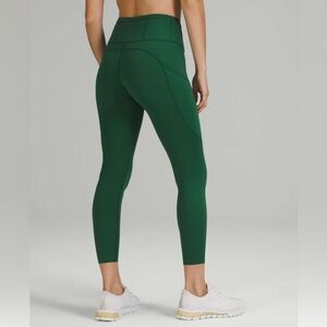 Lululemon green leggings, Size 8
